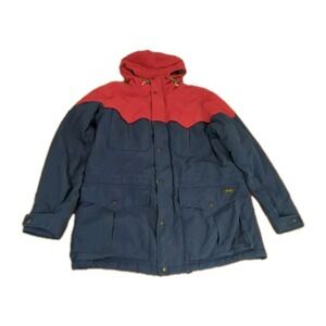 Vtg POLO Ralph Lauren Mountain Jacket Hooded RL Expedition Parka Coat‎ Mens Sz L